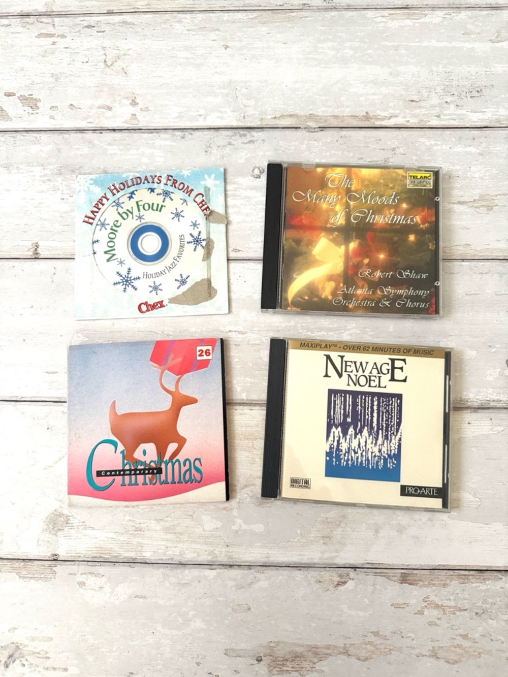 Christmas Music Cds Classic Songs Bundle Lot of 4